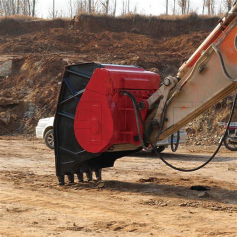 mini excavator crusher bucket|excavator mounted concrete crusher.